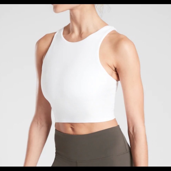 Athleta Tops - Athleta D-DD Conscious Crop Large NWT White